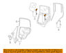 6n0839511 Volkswagen Oem Vw Jetta Glass Pin