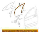 72275t0aa01 Honda Oem Front Channel Left