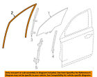 72275tz5a01 Honda Acura Oem Mdx Front Channel Left