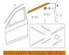 72410ta0a01 Honda Oem Window Molding Weatherstrip Right