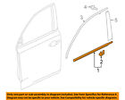 72410tz5a01 Honda Acura Window Molding Weatherstrip Right