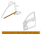 72450tl0003 Honda Acura Oem Window Molding Weatherstrip Left
