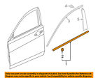 72450tz3a01 Honda Acura Oem Window Molding Weatherstrip Left