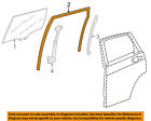 72735t0aa01 Honda Oem Window Channel Right
