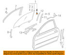 73341ss0000 Honda Oem Front Door-glass