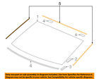 73525syy000 Honda Oem Rear Window