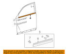757100e040 Toyota Window Molding Weatherstrip Right