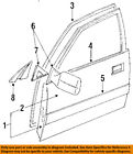 7571060021 Toyota Window Molding Weatherstrip Right