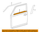 7572012820 Toyota Scion Oem Window Molding Weatherstrip Left