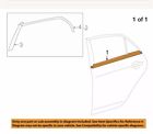 75740-02190 Toyota Oem Side Rear Door Molding Weatherstrip