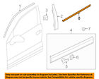 7p0837476h7z7 Volkswagen Window Molding Weatherstrip Right