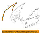 803314ga0b Nissan Infiniti Oem Front Glass Run Left