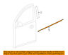 808209kn1a Nissan Oem Versa Front Weather Strip Right