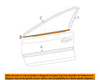 80821-3ta0a 808213ta0a Nissan Oem Altima Door Belt Molding Left
