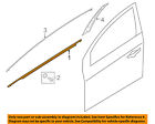 82210c1000 Hyundai Oem Window Molding Weatherstrip Left