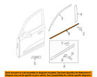 822201u000 Kia Oem Window Molding Weatherstrip Right