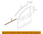822203x200 Hyundai Window Molding Weatherstrip Right