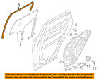 835404z000 Hyundai Oem Santa Fe Window Channel Right