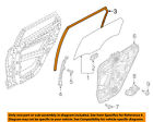 83540d3000 Hyundai Oem Tucson Window Channel Right