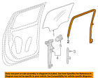 84010819 Gm Oem Glass-rear Door-run