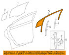 84016830 Gm Chevrolet Oem Cruze Weather Strip Left