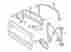 8p4-837-629 Quattro Audi Genuine 2006-2013 Window Frame
