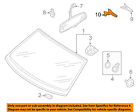 8r0857593aaep5 Audi Oem Shield Silver