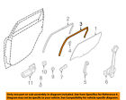 8s4z5421597b Ford Oem Focus Window Channel Left