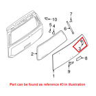 B1-g-1-903207s000 903207s000 Genuine Nissan For Armada Rear Passenger Right Tailgate Window Glass