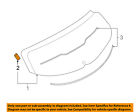 90356jm00a Nissan Oem Gate Glass Spacer