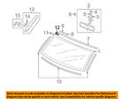 91568s3ma01 Honda Glass Fastener