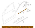 95b837475d041 Porsche Oem Window Molding Weatherstrip Left