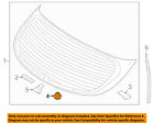 98713g3000 Hyundai Oem Elantra Gt Liftgate Tailgate Glass Grommet