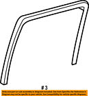 9l3z1625767a Ford Oem Window Channel Left