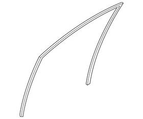 72275-tz3-a01 Acura Genuine Run Channel
