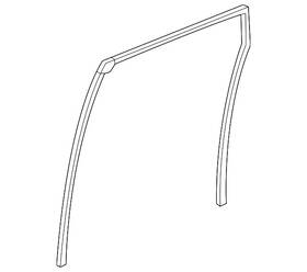 Acura 72735-tya-a01 Genuine Channel R Rear