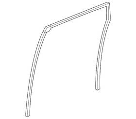 72775-tya-a01 Acura Genuine Channel L Rear