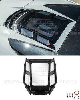 B-vent-788-v2-abs Aftermarket Products Fits 20-up Corvette C8 Convertible Htc Tonneau Rear Hatch Upper Window Inserts