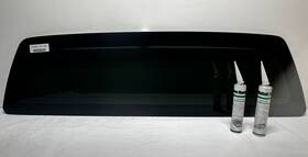 Fb26945ypn Aftermarket Products Fit 2016-2025 Nissan Titan Rear Stationary Solid Glass Window Heated Free Glues