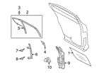 Ag1z-5425767-c Ford Genuine Run Channel