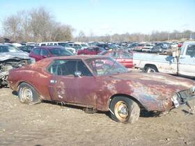 284-03620l American Motors Local Pickup Only Driver Left Quarter Glass Fits 71-74 Amx 1625833