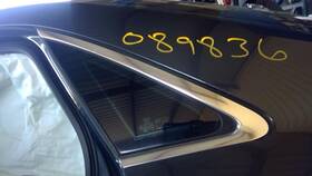 Audi 284-59609al Driver Left Quarter Glass Chrome Moulding Fits 17-19 A4 364737