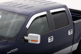 684155 Auto Ventshade Avs Ventvisor Deflector Chrome Outside Mount 4 Pc