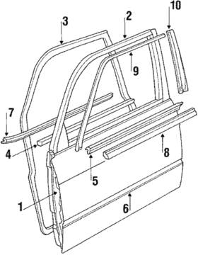 41-51-1-874-456 Bmw Genuine Window Frame