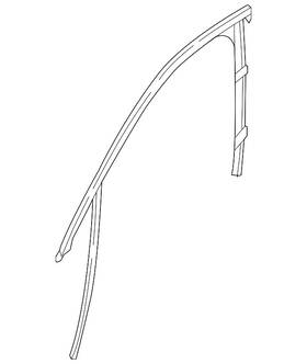 Bmw 51-33-7-362-237 Genuine Run Channel