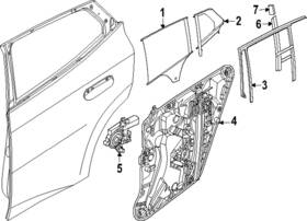 Bmw 51-35-5-a2f-c61 Genuine Run Channel