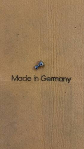 51367041561 Bmw E30 Oem Pop Out Rear Side Window Chrome Nut Cover And Screw New Old Stock