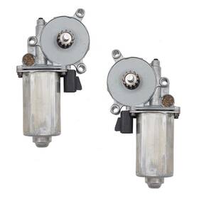 1551-6521lr Brock Pair Set Front Power Window Regulator Motors For 96-02 Chevy Express Gmc Savana