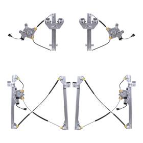1552-6533c4 Brock 4 Piece Set Power Window Regulator With Motor For 2007-2014 Tahoe And Yukon 1552-6533c4 Brock 4 Piece Set Power Window Regulator With Motor For 2007-2014 Tahoe And Yukon