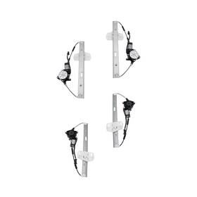 2552-7124c4 Brock 4 Pc Power Window Regulators And Motors Fit 2007-2017 Jeep Wrangler 18 Jk